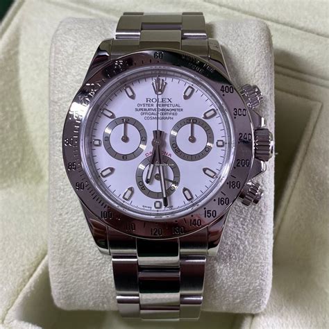 rolex daytona acciaio 2007|Rolex daytona chronographs.